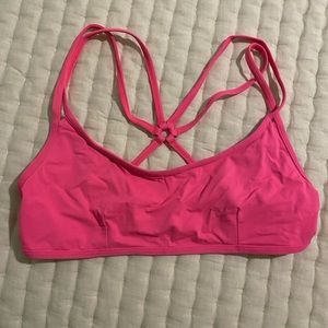 Lululemon Hot Pink Strappy Bra